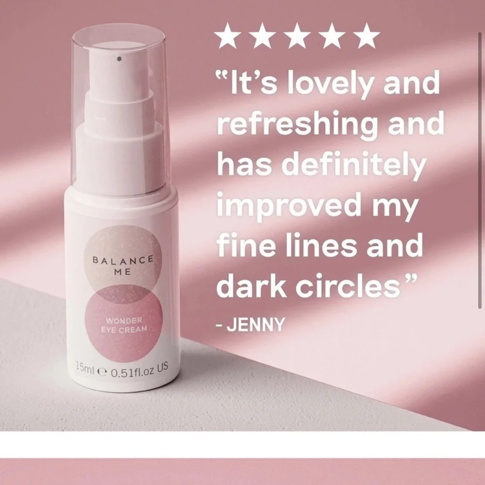 Balance Me - Wonder Eye Cream 0.5 oz - NWT